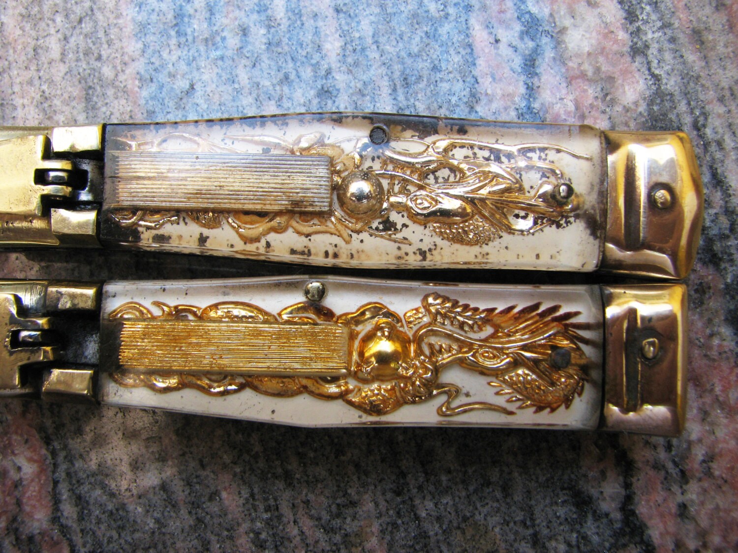 Toledo spanish vintage lot 2 pocket knife by GAUCHOKNIFE on Etsy