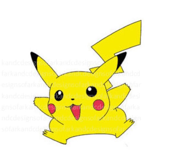 Download Two Pikachu Pokemon SVG files for Cricut or Silhouette one ...