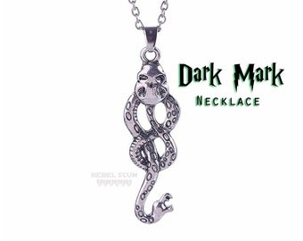 Harry Potter Dark Mark Necklace Death Eater Necklace