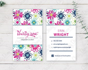 Thirty One Business Card - Loopsy Daisy (template)