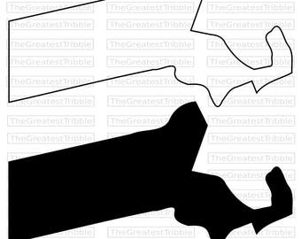 Vector map Massachusetts State