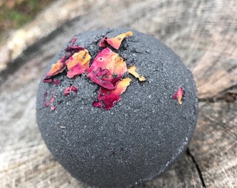 Black Bath Bomb Essential Oil Bath Bomb Aromatherapy Bath Bomb