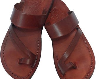 leather sandals | leather slippers women | leather sandals woman | brown leather sandals | handmade sandals | Greek shoes Jesus sandals