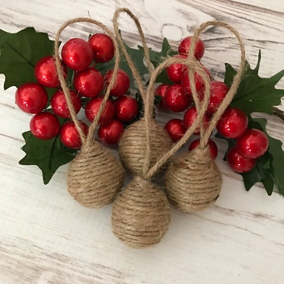 mini twine ornaments rustic christmas ornaments christmas mini twine ornaments rustic christmas ornaments christmas
