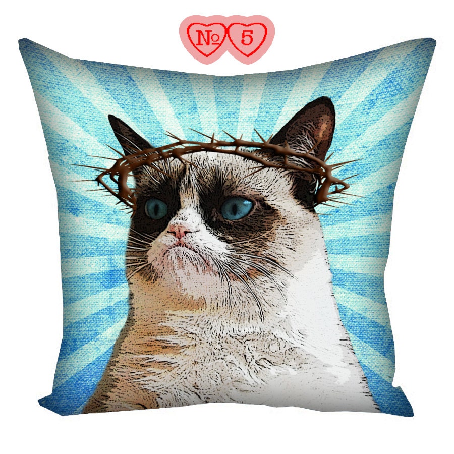 grumpy cat cushion