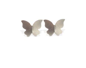 Silver earrings, 925 Silver Butterfly small