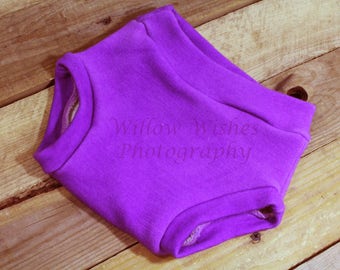 Wool Interlock Soaker, Lilac, cloth diaper cover
