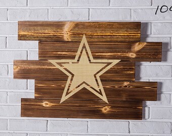Dallas Cowboys Wood Sign Dallas Cowboys Wall art Dallas Cowboys Gift Dallas Cowboys Birthday Dallas Cowboys Party wooden
