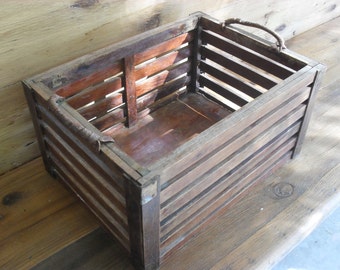 Wood dog crate | Etsy - Crate Mailbox Combination Dog House Wood