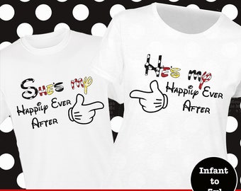 Disney Couples Shirts, Disney Couples Tanks, Mickey Couples Shirt, Mickey Couples Tank, Disney I'm Hers Shirt, Disney I'm His Shirt