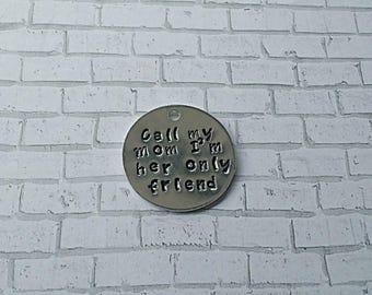 Funny Dog Tag, Dog Tag, Pet Tag, Stamped Dog Tag, Pet ID Tag, Dog Tag For Dogs, Personalized Dog Tag, Large Dog Tag, Custom Dog Tag