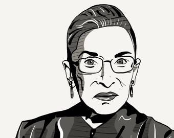 Justice Ruth Bader Ginsburg Print