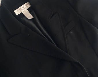 Vintage Jones New York Tuxedo Dress // Retro Designer // US Womens 6 // Little Black Dress // LBD // Upcycled Clothing