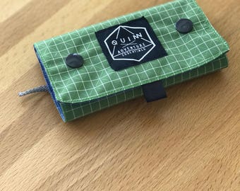 Fly Fishing Wallet Bag- Dyneema Gridstop - Double Snap Closure - Modern design - Handmade in California