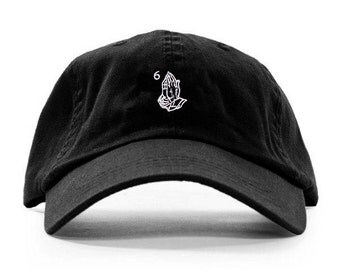 Pray 6 Embroidered Baseball Hat | Drake