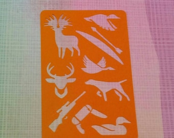 Oh deer! Hunting Stencil for bullet journal bujo planner bible art journaling