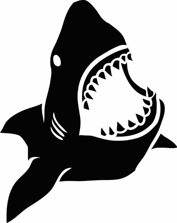 Download Great White Shark 1 Jaws Teeth Biting Eat Fish Prey.SVG .EPS