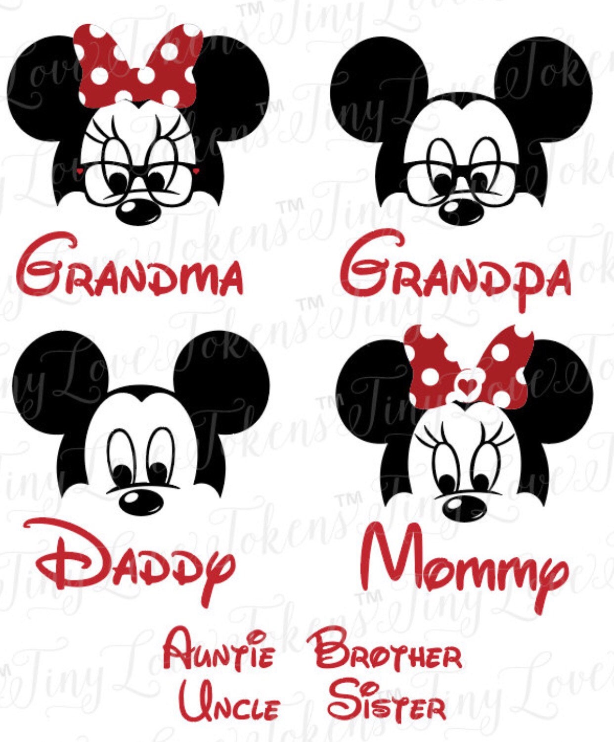 Download Iron On Disney Face Family Decals