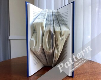 JOY Book Folding Pattern -- 150 folds (300 numbered pages)