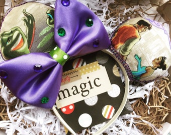 Disney ears, minnie ears, mickey ears, Princess and the Frog inspired ears uk