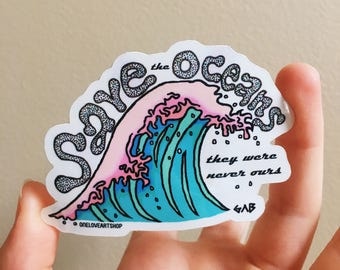 Save the Oceans Sticker