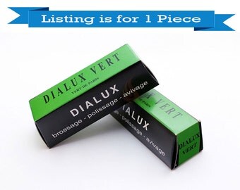 Echte Dialux groen solide polijsten Compound voor Platinum, wit goud, chroom, harde metalen, roestvrij staal MADE IN FRANCE
