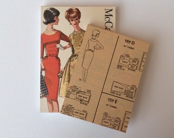 Upcycled Sewing Pattern Notebooks : McCall's 6566