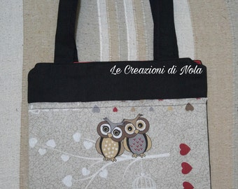 Tote bag owls (owls Tote)