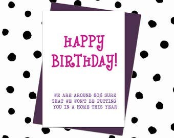 Sarkastisch geburtstag Etsy