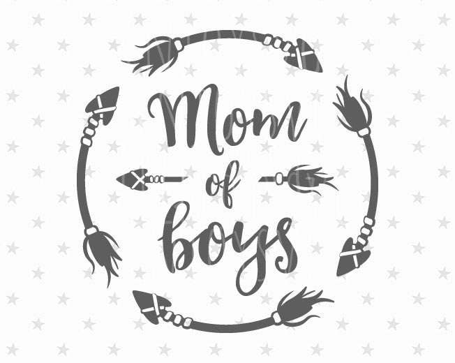 Download Mom of boys svg Best Mom svg Mom of boys svg file Mother's