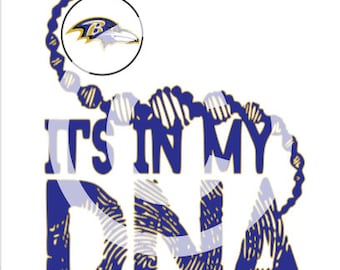 Baltimore Ravens - It's in my DNA SVG File