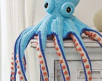 Crochet Octopus Amigurumi (Custom Design)
