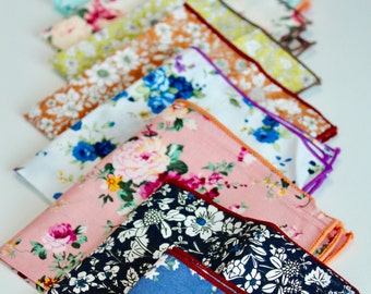 Floral Pocket Square