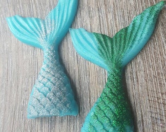 Mermaid Tail Soap - Goats Milk Soap - Kids Soap - Mermaid Birthday Favors - Customizable Mermaid Soaps - Fantasy Soaps - Nerdy Soaps