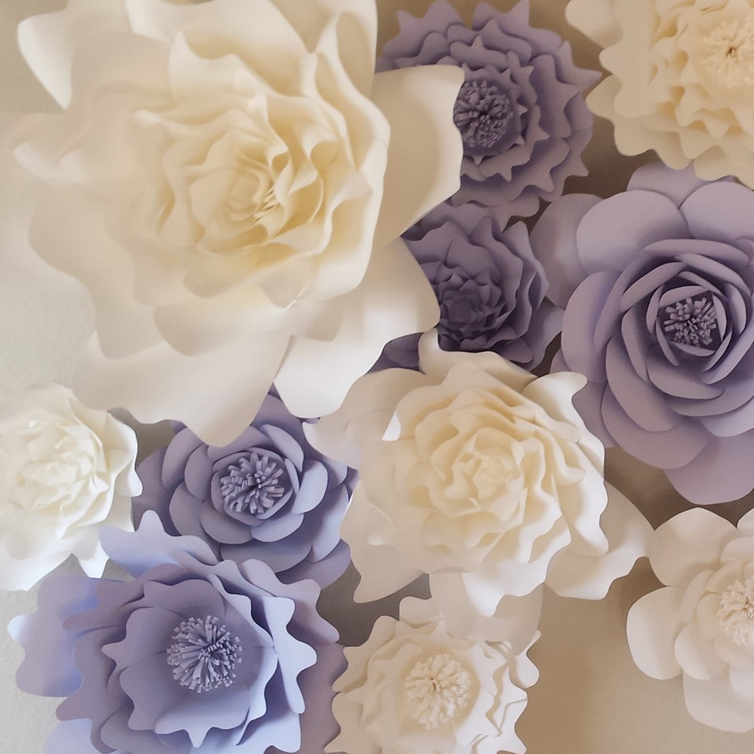Giant Paper Flower Wall Backdrop 3D Paper Flowers
