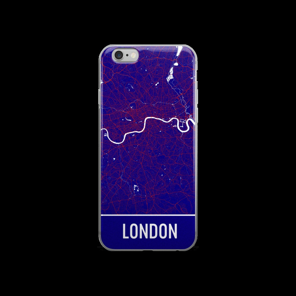 London iPhone Case London Phone Case iPhone London by ModernMapArt