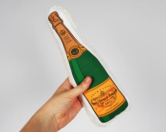 CHAMPAGNE BOTTLE, dog toy, Veuve Clicquot, dog fetch toy, unique dog gift, fancy dog, spoilt dog, congratulations gift, dog wedding