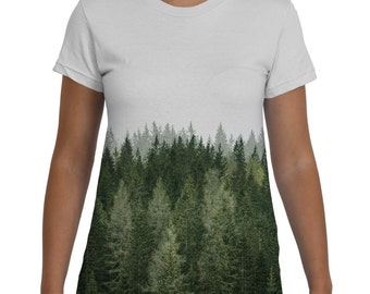 forest green shirt women's