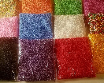FOAM BEADS for SLIME!!!