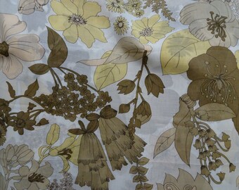 Vintage Floral Cotton Voile