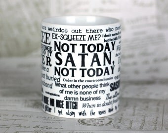 RuPaul Mug quotes from the best Drag Race Queens including Adore, Jinkx, Alyssa, Bianca, Alaska, can be personalised to make a great gift