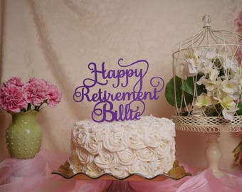 happy retirement cake topper retirement cake topper happy