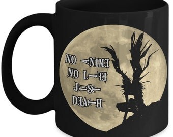 15oz No Anime No Life Just Death Death Note Ryuk Coffee Mug Cup