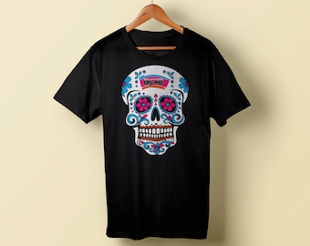 spurs sugar skull shirt