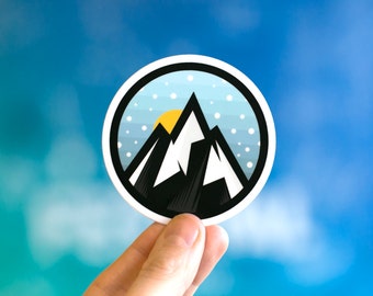 Adventure Sticker, Laptop Stickers, Cool Stickers, Cool Laptop stickers, Small Laptop Stickers, iPhone stickers, sticker for laptop, Everest