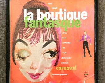 Framed La Boutique Fantastique 12inch Vinyl Record Retro Art