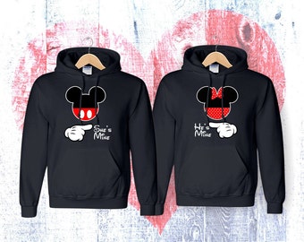 mickey and minnie hoodie