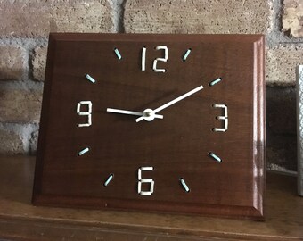 Rectangle clock | Etsy