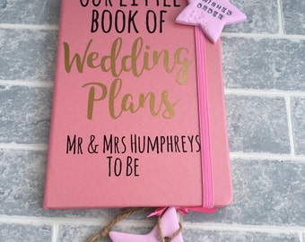 Personalised A5 lined notebook (Engagement)