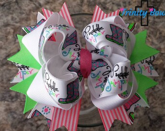 cute rain boots with bows